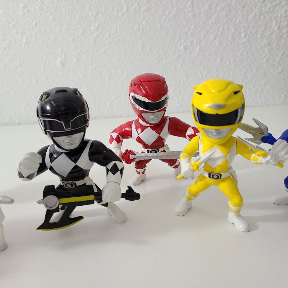 Jada Toys Metals Die Cast Power Rangers 4" classic collectible 7 figures - Picture 3 of 8